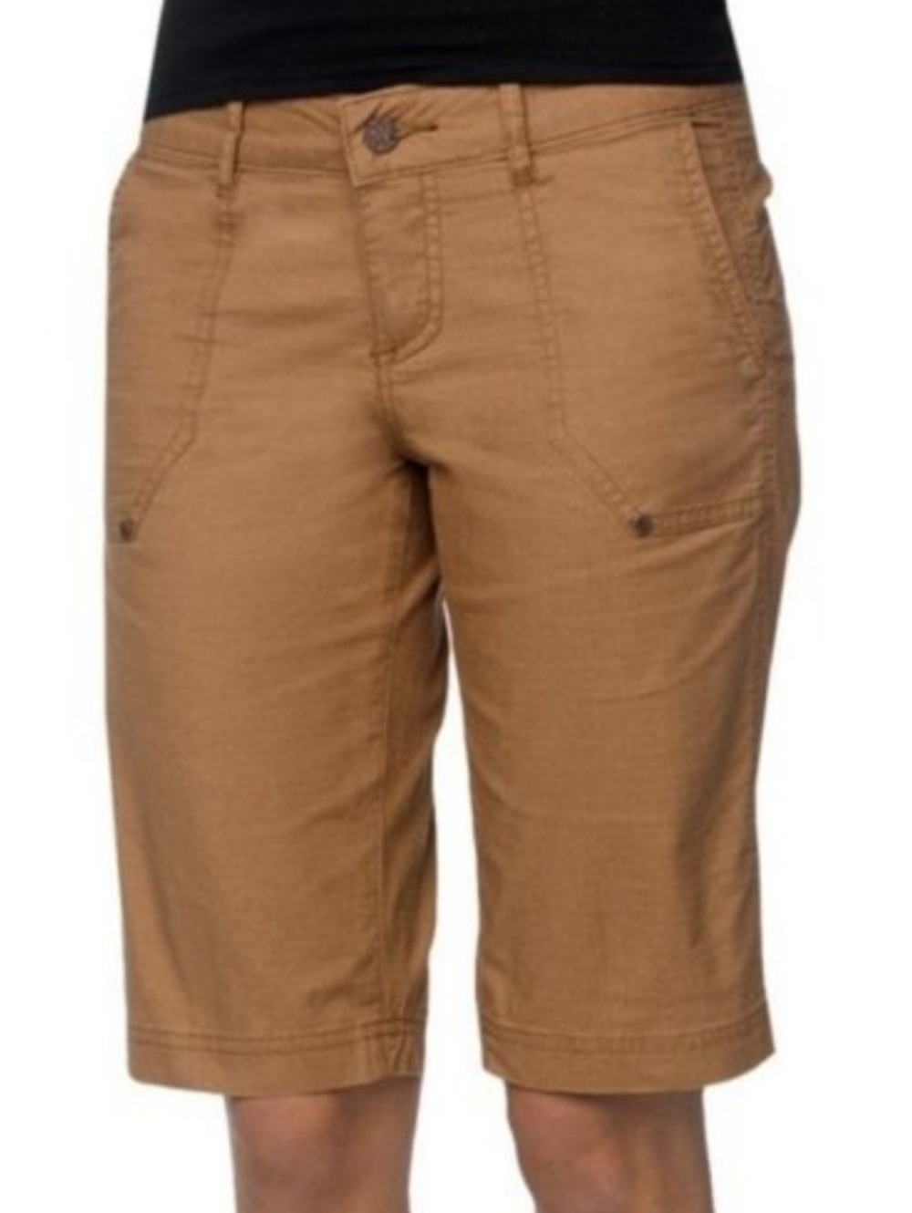 Prana Women's Bermuda Shorts in Tree Bark Brown